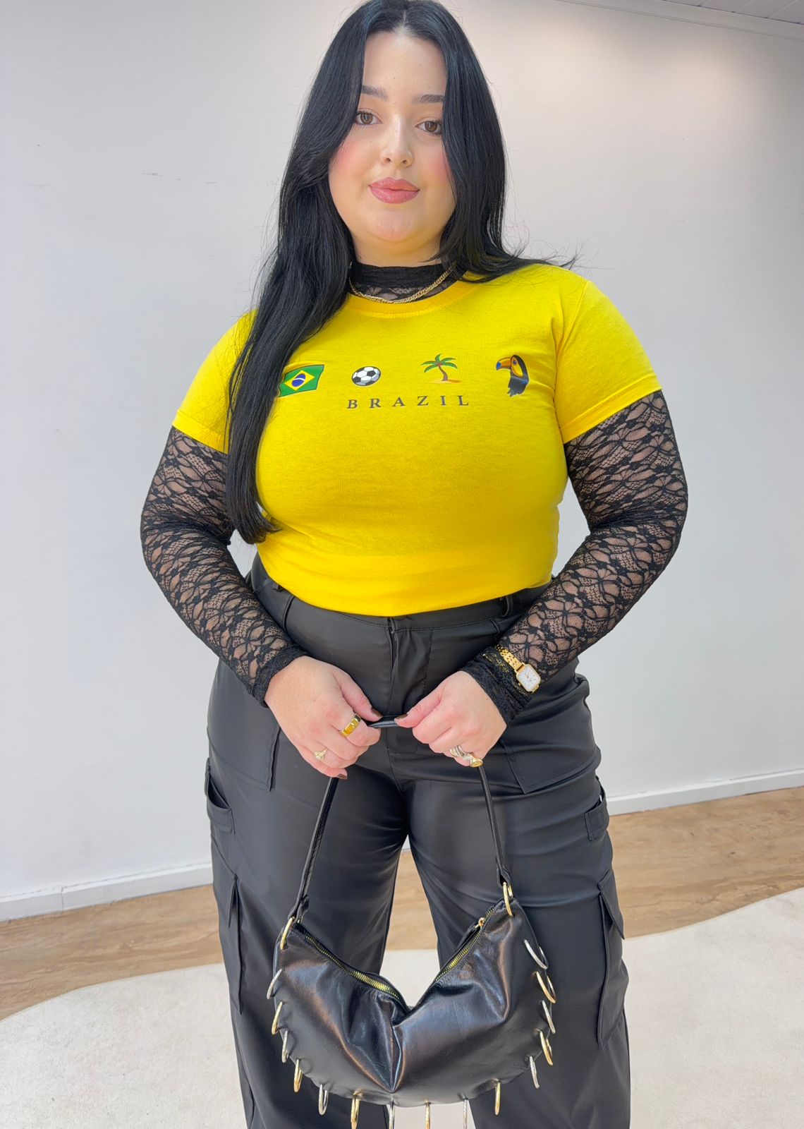 Blusa Brasil Tropical