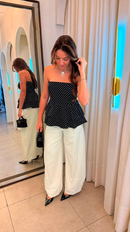 Calça Sarja Marina