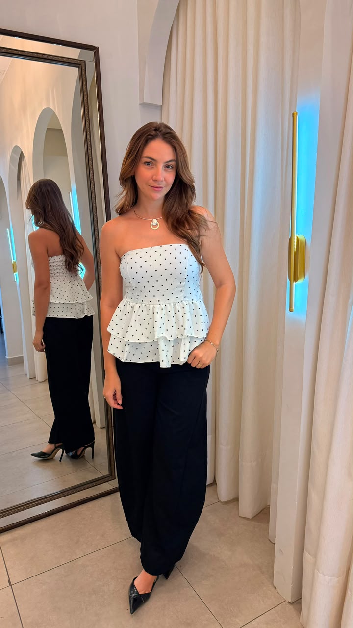 Calça Sarja Marina