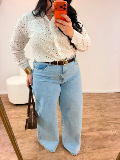 Camisa em Laise Sofia