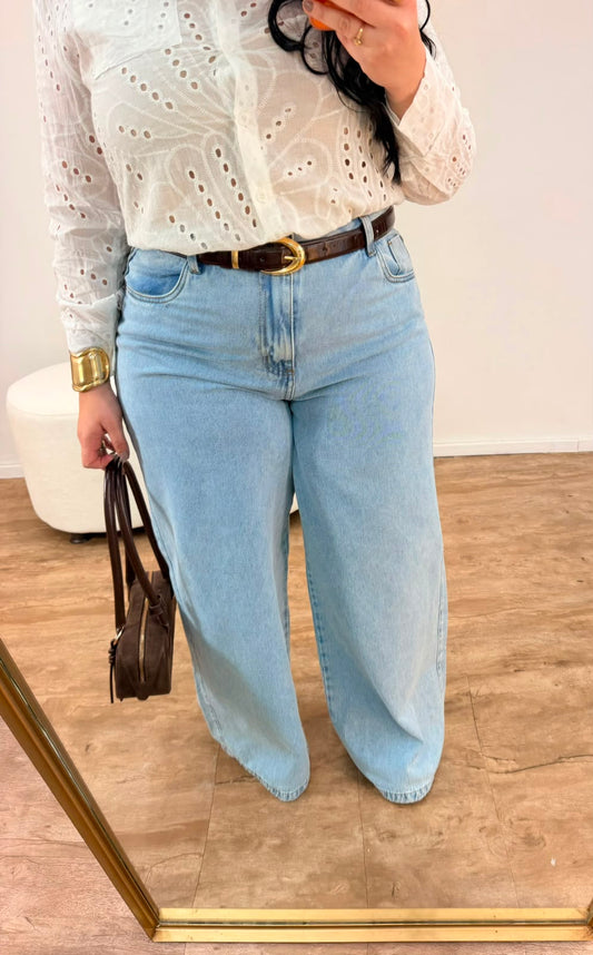 Calça Wide Leg Básica