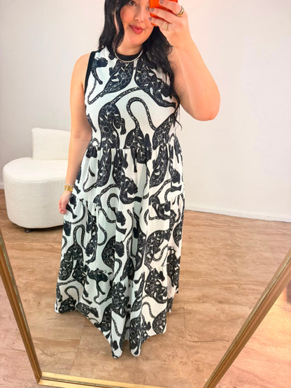 Vestido Marias Estampado Amor De Pantera Farm