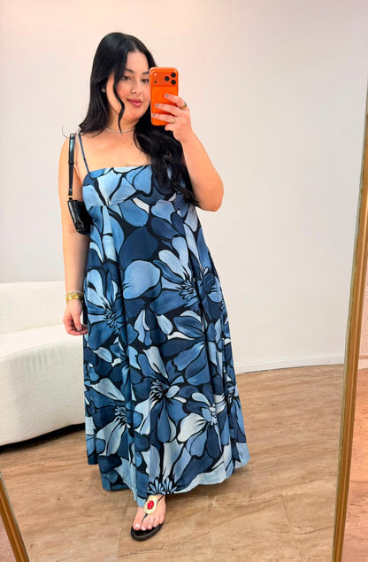 Vestido Cropped Jardim de Amora Farm