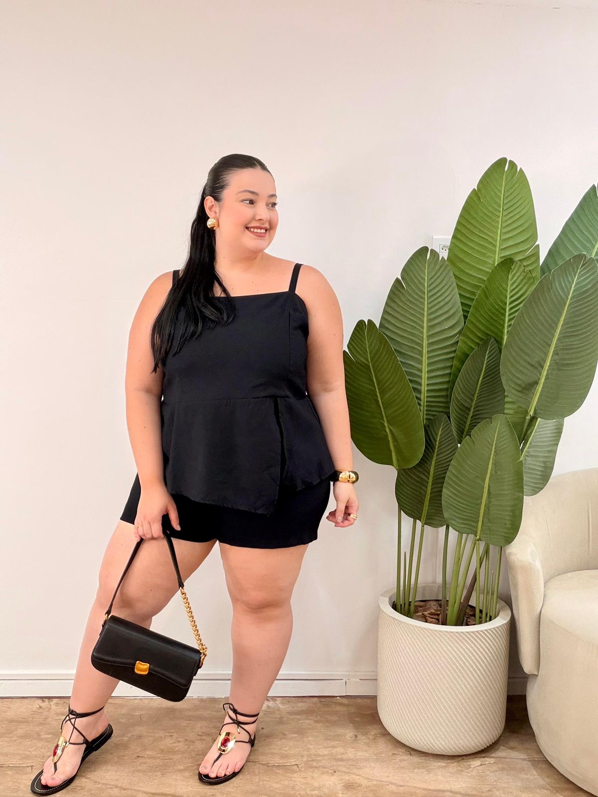 Conjunto com Blusa e Short em Marrant Laila