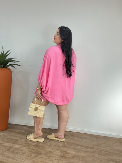Conjunto Feminino em Tecido Duna com Blusa e Calça Mabel