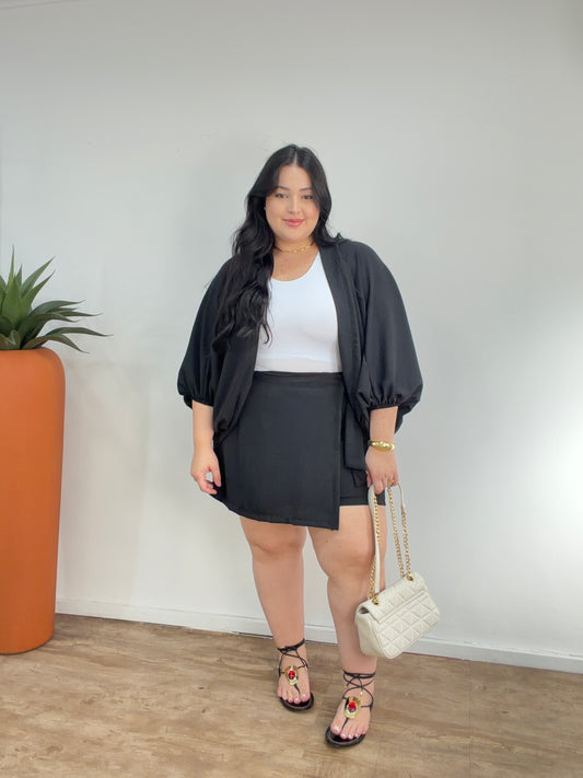 Conjunto Feminino em Tecido Duna com Blusa e Calça Mabel