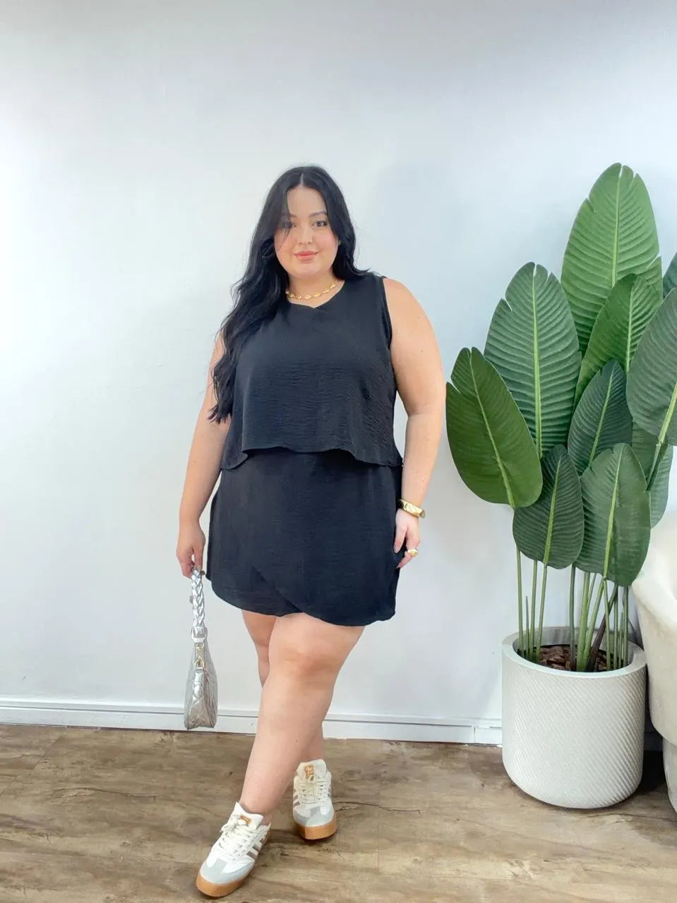 Macacão em Tecido Duna Mavi