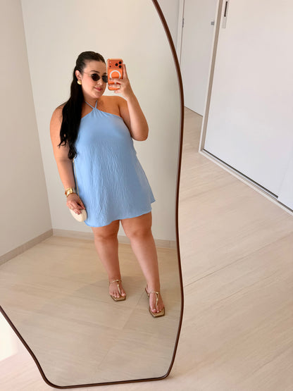 Vestido Curto com Amarração Maria Fernanda